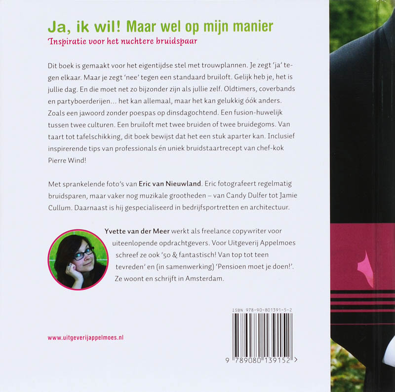 Achterkant van Ja, ik wil! Maar wel op mijn manier