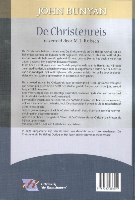 Achterkant van De Christenreis
