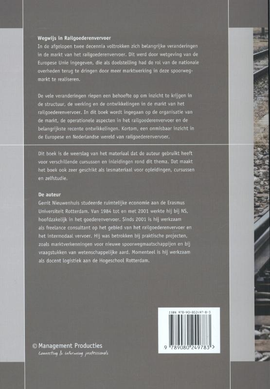 Achterkant van Wegwijs in railgoederenvervoer