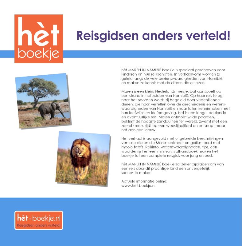 Achterkant van Maren in Namibië