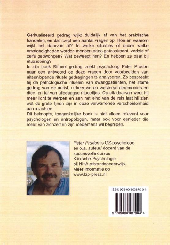 Achterkant van Ritueel gedrag