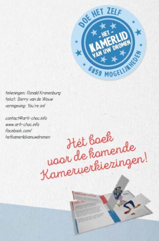 Achterkant van Het Kamerlid van uw dromen