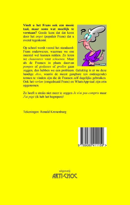 Achterkant van Populair Frans - Nederlands