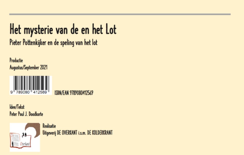 Achterkant van Het mysterie van de en het Lot