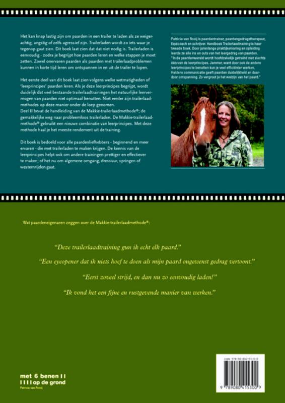 Achterkant van Handboek Trailerlaadtraining