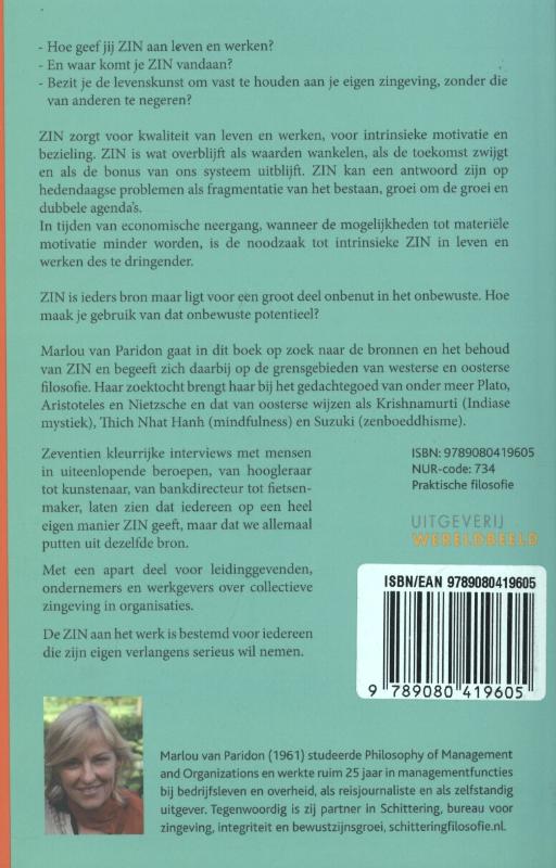 Achterkant van de zin aan het werk