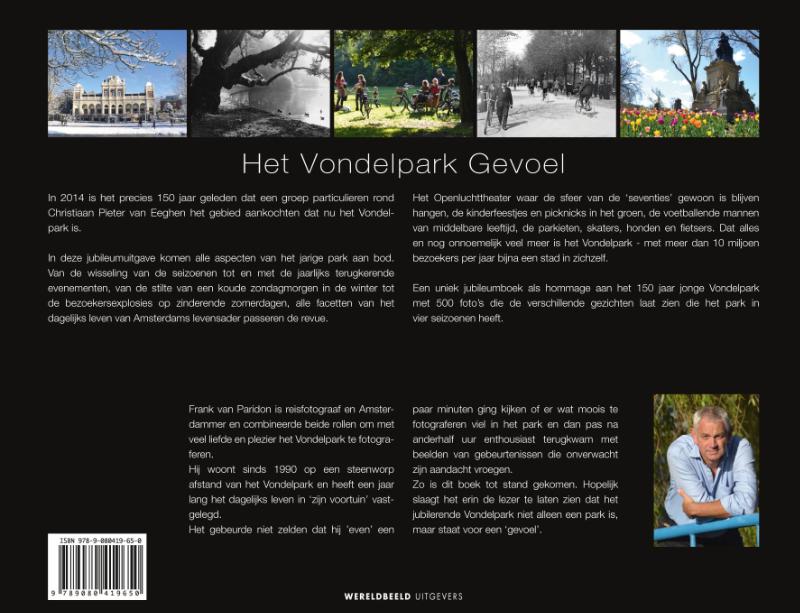 Achterkant van Het vondelpark gevoel