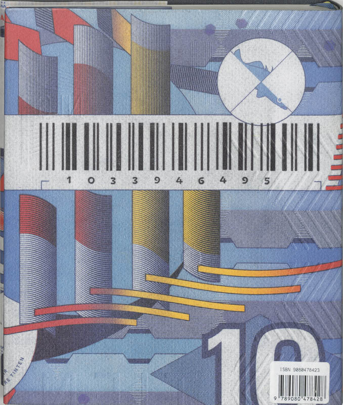 Achterkant van Dutch Banknote Design 1814-2002