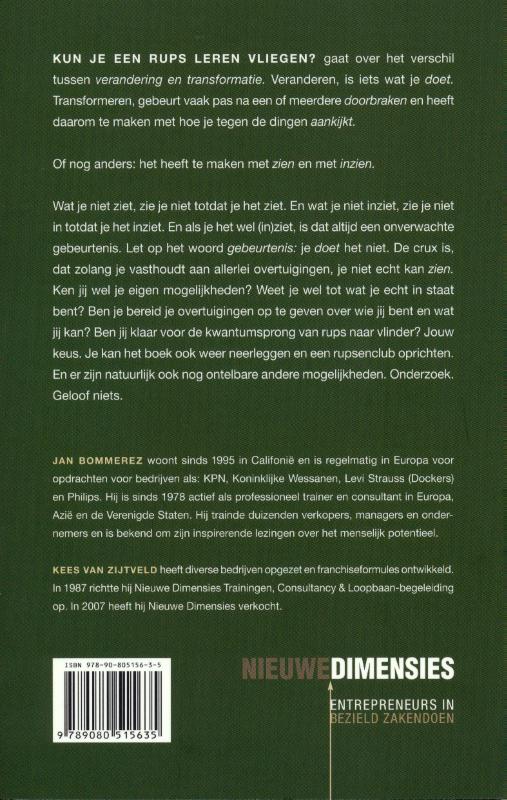 Achterkant van Kun je een rups leren vliegen?