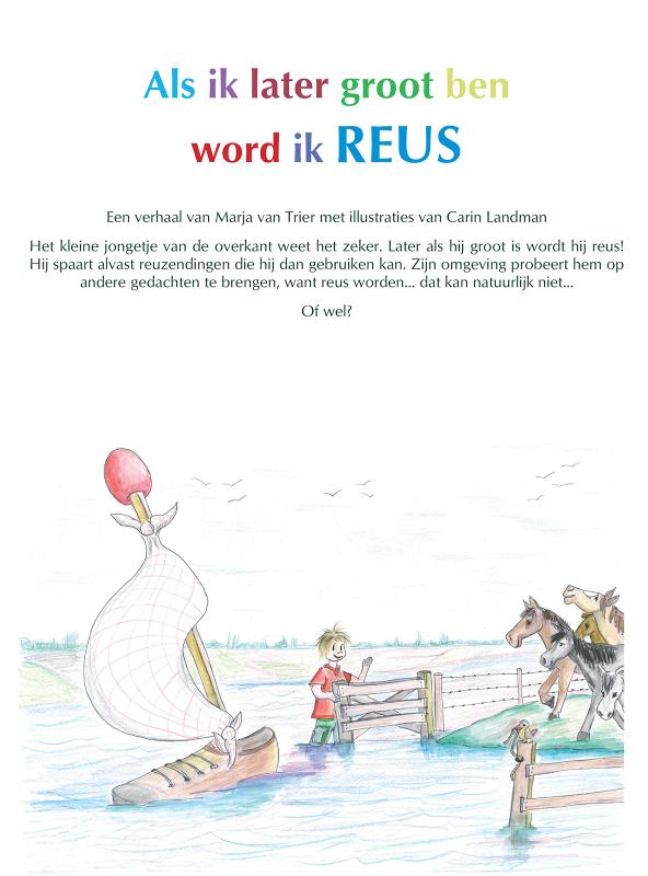 Achterkant van Als ik later groot ben word ik reus