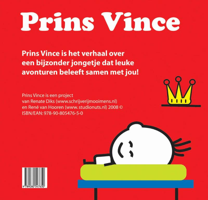Achterkant van Prins Vince