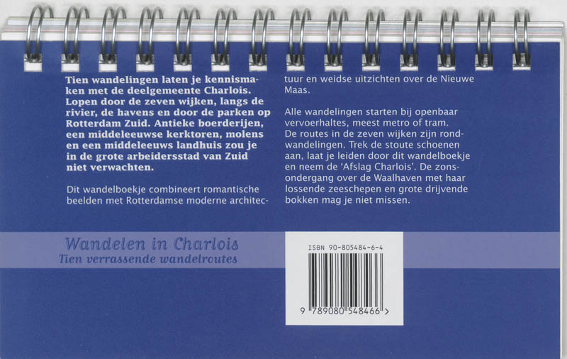 Achterkant van Wandelen in Charlois