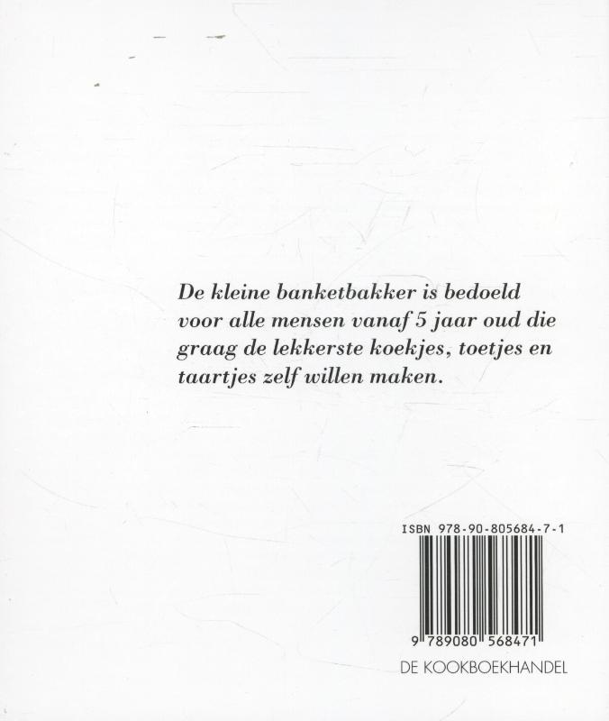 Achterkant van De kleine banketbakker
