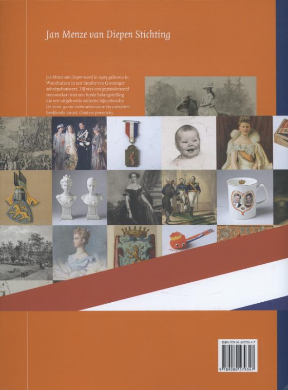 Achterkant van Selectie uit de collectie Oranje Nassau