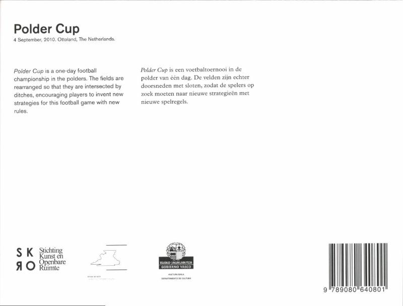 Achterkant van Polder Cup