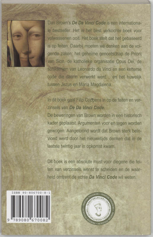 Achterkant van De Da Vinci Code ontcijferd