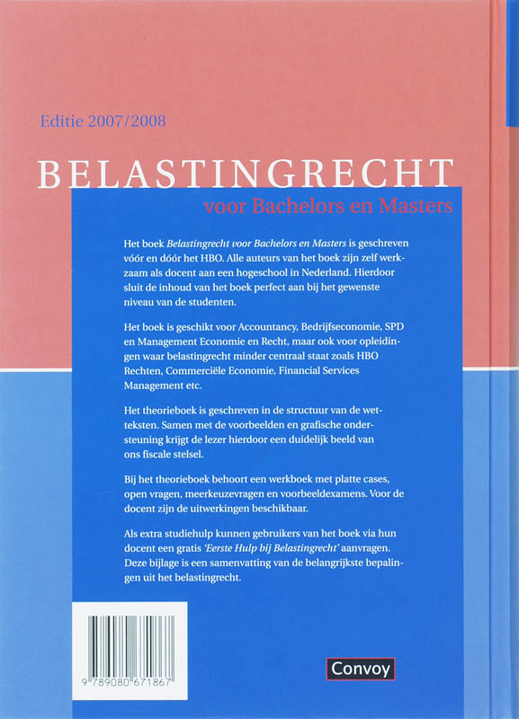 Achterkant van Theorieboek