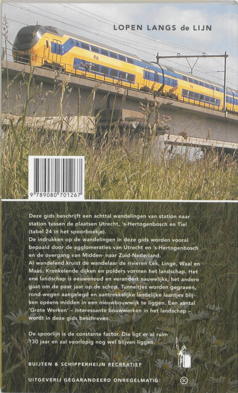 Achterkant van Lopen langs de lijn