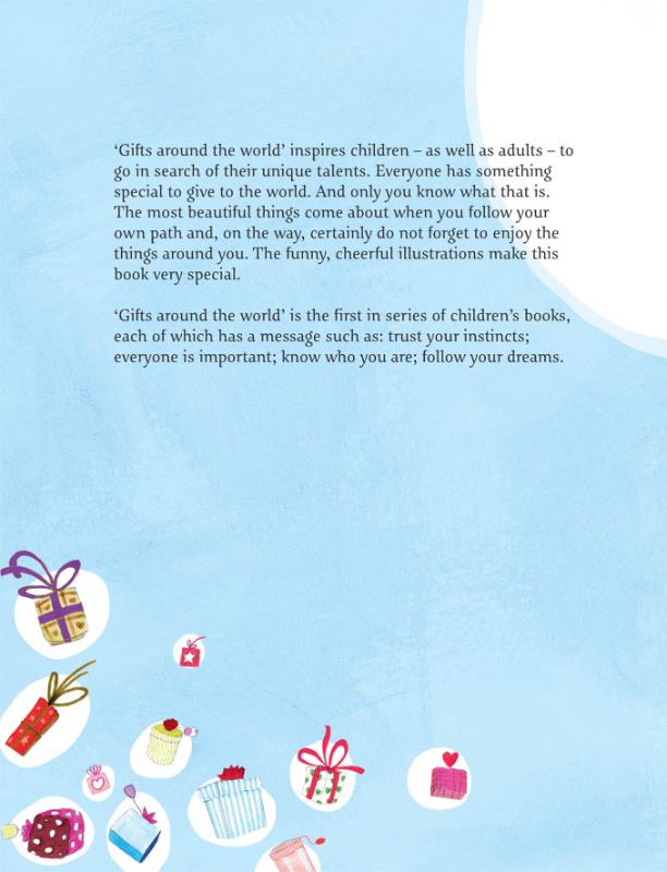 Achterkant van Presents around the world