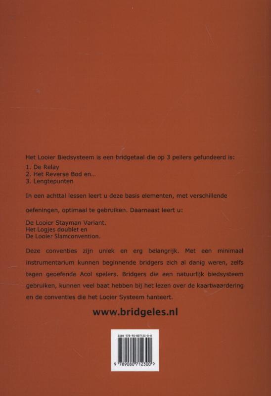 Achterkant van Een bridgecursus voor beginners