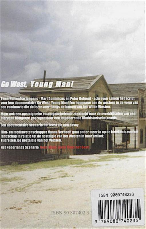 Achterkant van Go west, young man!