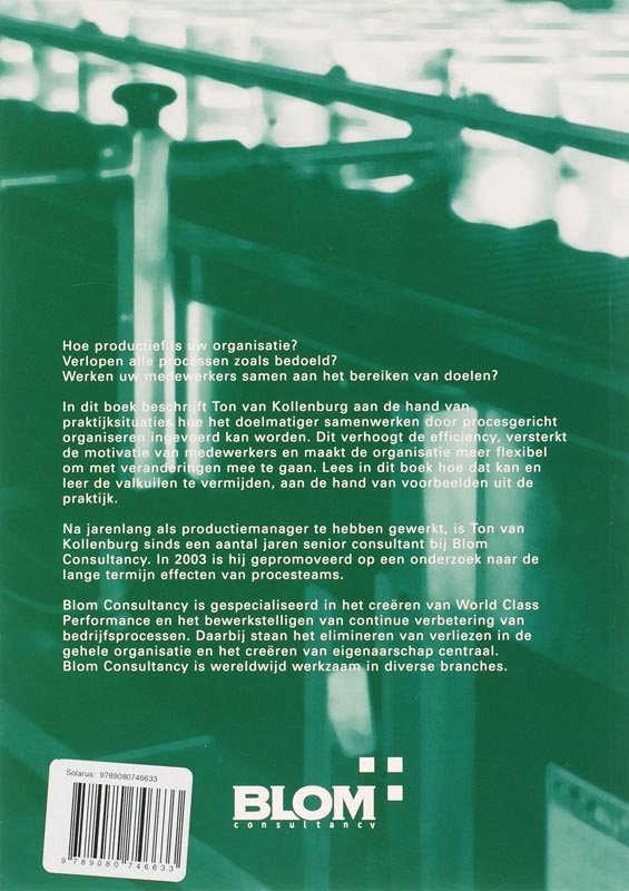 Achterkant van Procesteams: productief samenwerken
