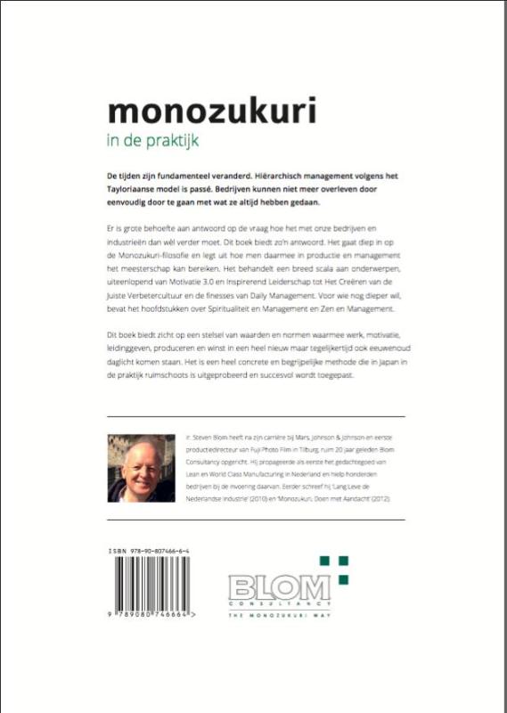 Achterkant van Monozukuri in de praktijk
