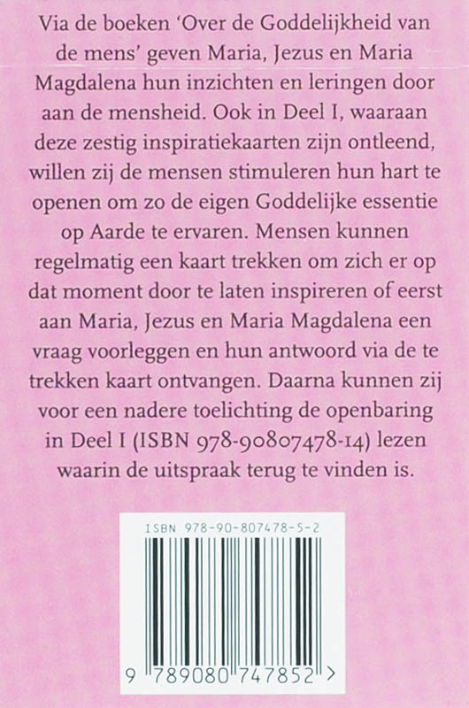 Achterkant van 60 inspiratiekaarten bij deel 1