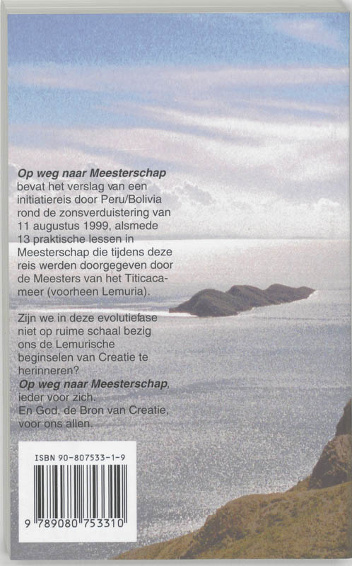 Achterkant van Op weg naar meesterschap