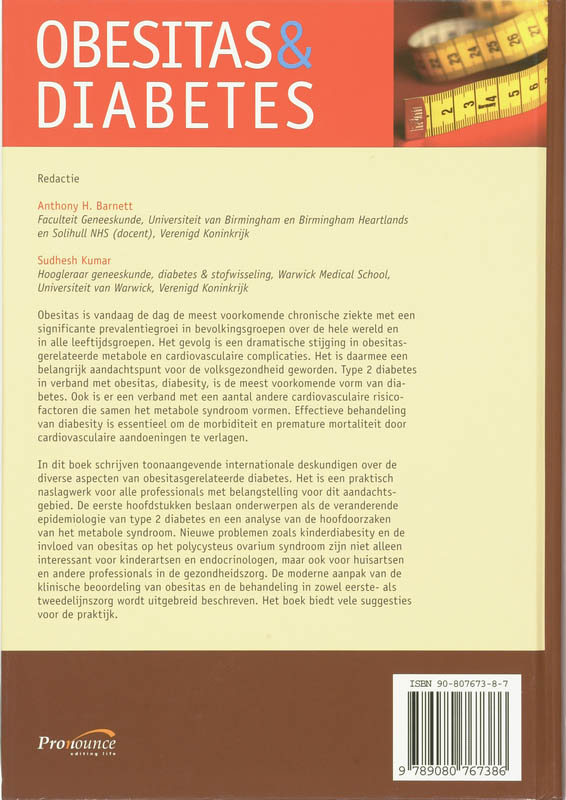 Achterkant van Obesitas & Diabetes