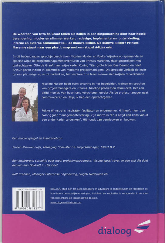 Achterkant van De kleine prinses