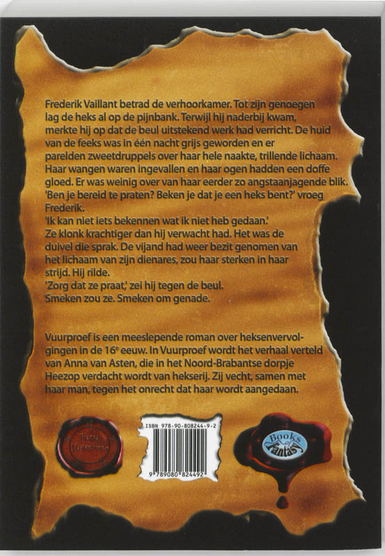 Achterkant van Vuurproef
