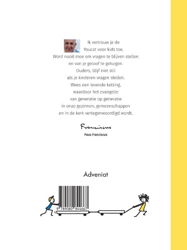 Achterkant van Youcat for kids