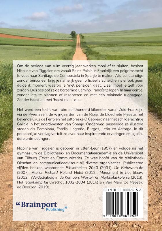 Achterkant van Haast niets.