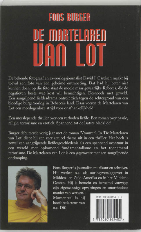 Achterkant van De Martelaren van Lot