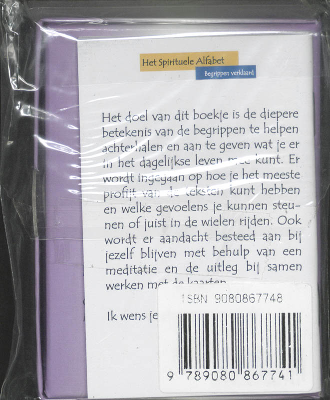 Achterkant van Het Tweede Spirituele Alfabet