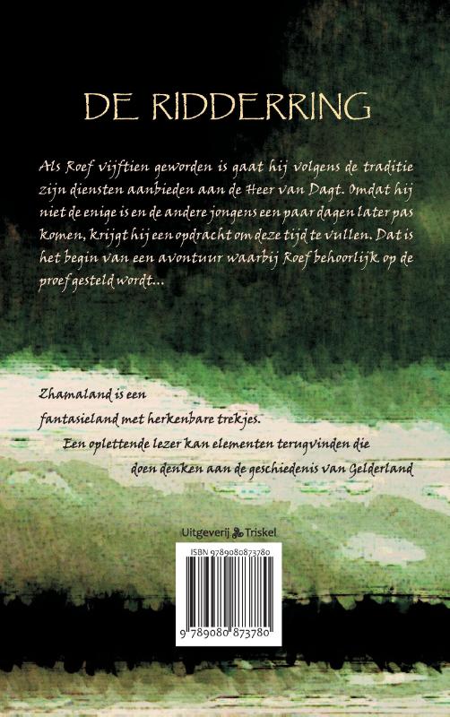 Achterkant van DE RIDDERRING