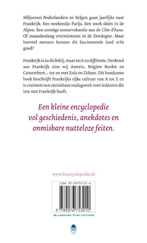 Achterkant van Francyclopedie