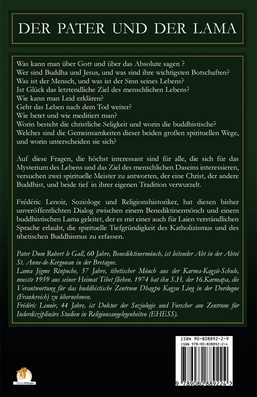 Achterkant van Der Pater und der Lama