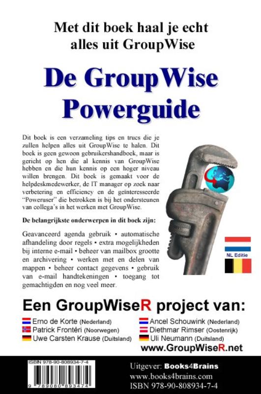 Achterkant van Praktijkgids voor gevorderden
