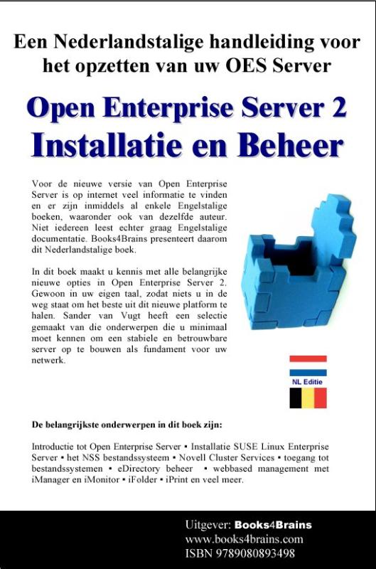 Achterkant van Open Enterprise Server 2