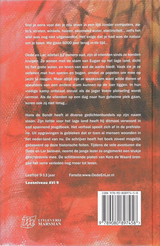 Achterkant van Oede en Lar, jongens van Eugans stam