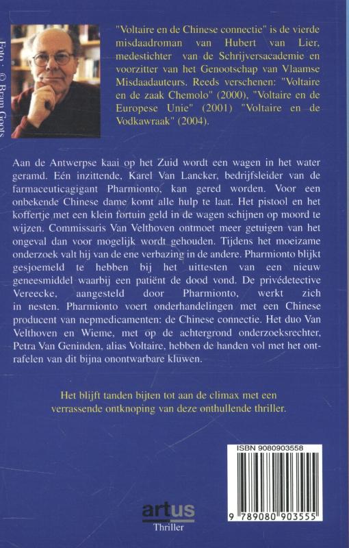 Achterkant van Voltaire en de Chinese connectie