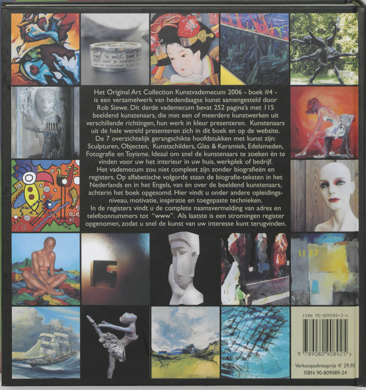Achterkant van Original Art Collection