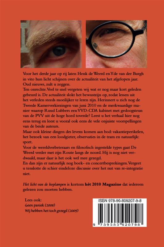 Achterkant van Het licht van de koplampen