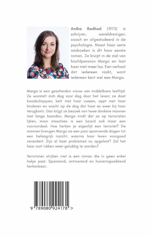 Achterkant van Terroristen strijken niet