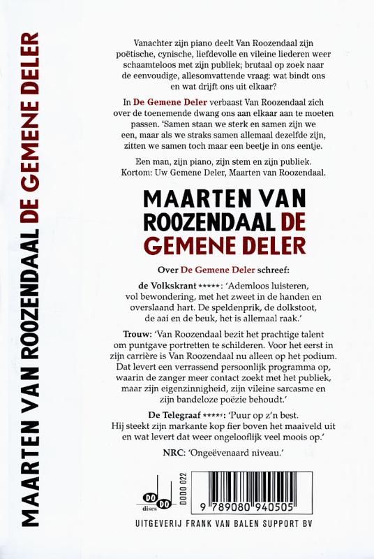 Achterkant van De gemene deler