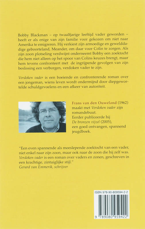 Achterkant van Verdoken vader