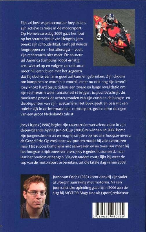 Achterkant van Impact