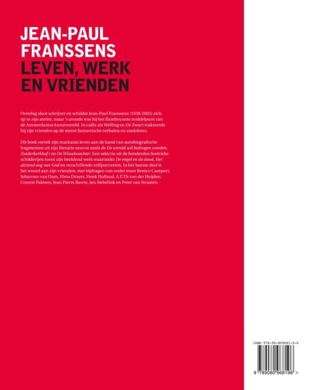 Achterkant van Jean-Paul Franssens